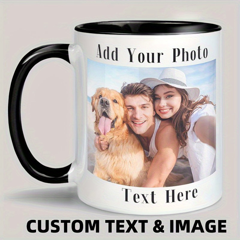 Coffee Tea Images - Tasse en céramique personnalisée avec image