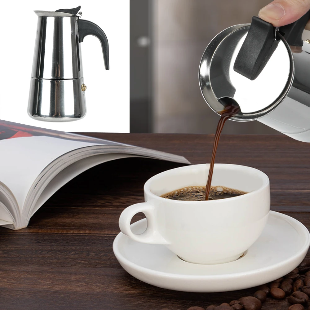 Cafetière Moka en acier inoxyd - Moka Pot Stove avis et prix