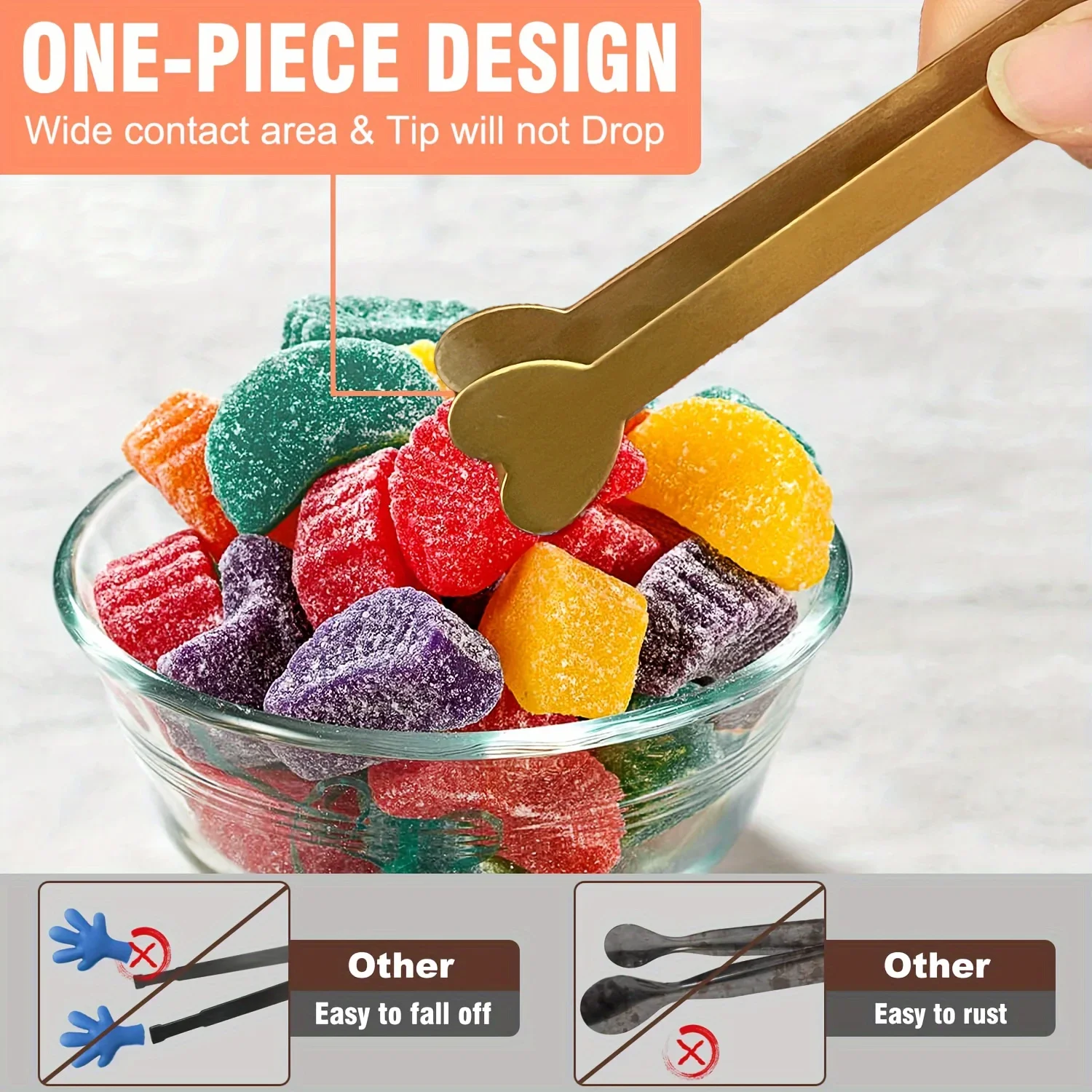 Mini pinces en forme de cœur e - Coffee Tea Sugar avis et prix